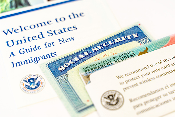 Immigrants must obtain a social security number to legally work in the us